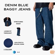DC CLOTHING BAGGY JEANS(BLUE)