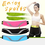 Reflective Sports Running Waist Bag Waterproof Mobile Phone Sports Belt Pouch Men Women Gym Cycling 