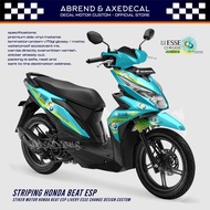 Striping BEAT ESP Esse Change Custom Transparent Graphics Honda Motorcycle Sticker/ BEAT 2017 - 2019