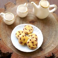 SL313 Light you up 巧克力曲奇餅(穿/夾)耳環 單支