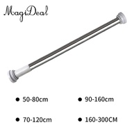MagiDeal Tension Rod  Adjustable Tension Curtain Rod for Curtains And  Curtains, Closet Clothing Han