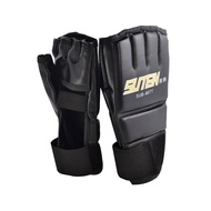 1 pair MMA Muay Thái đào tạo đấm hở ngón găng tay Găng tay tập đấm bốc