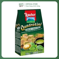 LOACKER - Green Tea Wafers, Quadratini, Matcha Green Tea, Crispy Wafer Cubes with Green Tea Cream (1