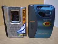 Sony radio cassette player corder walkman TCM 150 WM FX153 卡帶機 隨身聽 播放器