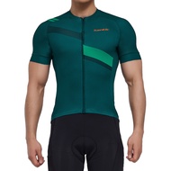 Powerband Santic Men Summer Cycling Jerseys Short Sleeve Jerseys Anti-sweat Reflective MTB Quick Dry