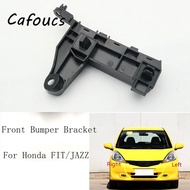Cafoucs Car Front Bumper Bracket Holder Support For Honda FIT JAZZ GE6 GE8 2009 2010 2011 Y4TW