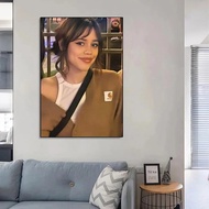 Jenna Ortega Ngôi Sao Poster Vintage Nghệ Thuật Treo Tường Tranh Unframed Giấy Kraft Cho Phòng Ngủ N