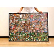 Thickened Solid Wood Puzzle Frame Soda Can Cans Puzzle1000Piece1500Piece2000Photo Frame Is OK