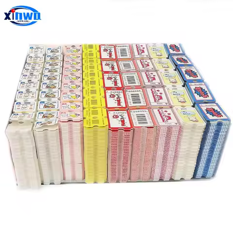 1 Bundle Lottery Ticket Cartoon Design For Arcade Game Win A Prize Whac-A-Mole Dispenser Boxing Mach