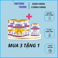 Combo buy 3 get 1 free H2Milk Diabet Diabetic Nut Milk can 900g vanilla flavor