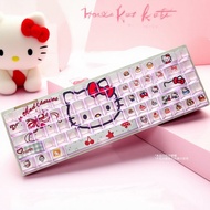 hellokitty Key cap87Original Height wooting Customized Translucent Mechanical Keyboard with Magnetic