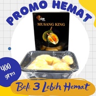 Durian Musang King 100% Original Impor Malaysia 400 gr Duren Asli SHB