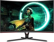 AOC Cq32G3Se Black & Red Cq32G3 Cq32G3Se/69 Qhd, 2560X1440, 2K Gaming Monitor, Va, 165Hz Via Dp, 1Ms