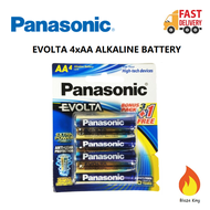 Original Panasonic Evolta 4xAA Alkaline Battery LR6EG/4B1F