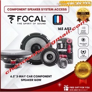 FOCAL Performance 165AS3 Access Series 6.5 Inch 3-way component speaker system Access 165 AS3 Mid ba