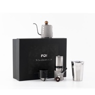 【手沖咖啡禮盒】棱角陶瓷保溫杯16oz 手動磨豆機 生日禮 情人節