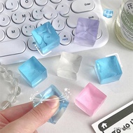 Fidget Toy Mini Squishy Toys Mochi Ice Block Stress Ball Toy Kawaii Transparent Cube cat paw Stress Relief Squeeze Toy