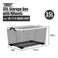 HOUZE - EDGY 16L/35L/52L Storage Box With/Without Wheels