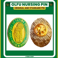 ORIGINAL & QUALITY OLFU NURSING PIN |LAMINATED&GLOSSY |PAKAW ANG LOCK | OUR LADY OF FATIMA UNVERSITY