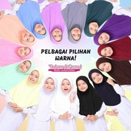(BUY 10 FREE INNER) TUDUNG SEKOLAH AWNING LEMBUT BY tudungsicomel / tudung putih