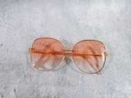 全新 時髦 蘋果型粉透視太陽眼鏡🕶️