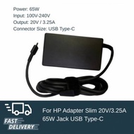 (ประกัน 18 เดือน) สายชาร์จ โน๊ตบุ๊ค for HP ZBook Firefly 14 G8 15 G8 65W บดี้สลิมบางที่ชาร์จคอมพิวเต