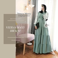 Gamis Wanita VEERA MAXY BRUKAT ORI ATHATA BY DZEE / GAMIS ITY CREPE /