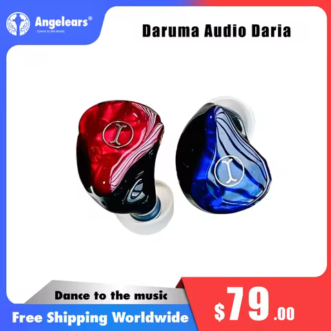 DARUMA AUDIO Vento Conductor Daria 10mm Dynamic Driver +1Balanced Armature Driver Wired HiFi In Ear 