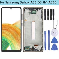หน้าจอ Lcd Samsung A33(5G) จอชุด จอพร้อมทัชสกรีน จอ+ทัช Lcd Display อะไหล่มือถือ หน้าจอ Samsung A33(