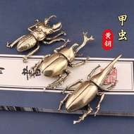 Creative Brass Small Beetle Old Copper Beetle Fubeet Party Home Decoration Office Desktop Tea Pet Sm