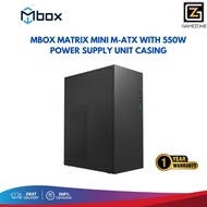 MBOX MATRIX Mini M-ATX & ITX FULL STEEL BODY PC CASING WITH STANDARD ATX POWER SUPPLY 550W