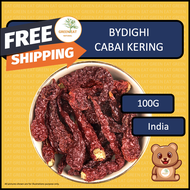 Cabai Kering / Dried Chili (Bydighi) 辣椒干 100g