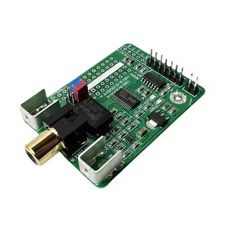 Mini DIR9001 Receiver Board Coaxial input I2S output Support 384fs Clock For TDA1541 PCM1794 TDA1305