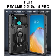 Casing Realme 5 - Realme 5i - Realme 5 Pro Softcase Belt Armor