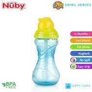 100% Original Nuby Click-It Flip-It Cup Fat Straw 12oz/360ml NB10112