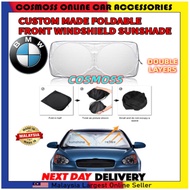 BMW X1 X3 X5 5 SERIES OEM Custom Fit Front Windshield Windscreen Foldable Sunshade