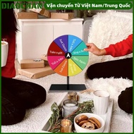 OMXILOYI  Wheel, Editable Plastic Dry Erase Spin Wheel, Reusable Multicolor Round Editable Spin Whee