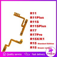 Power volume Flex cable compatible for OPPO R11 R11P R11S plus R15 R15X R17 R17Pro  Mute Switch Power Volume Button Flex Cable Replacement Repair parts