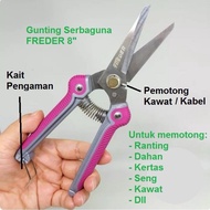 Korean Multipurpose Scissors for Zinc Paper Branches and Twigs - FREDER 8" 8 INCH