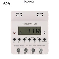 ตัวควบคุมตั้งโปรแกรมเวลาได้ KG316T FUXING AC220V 60A 80A 100A เปิดอัตโนมัติ