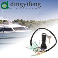 DINGYIFENG Replace Boat Accessories, Durable Professional Ignition Key Switch, Plastic High Performa