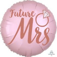 18inch Anagram Foil Balloon Future Mrs , she said yes Balloon 18inch Round Foil Balloon