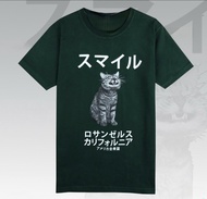 Mens T-Shirt Cat Smile
