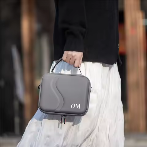 for DJI Osmo Mobile 7/7P Carry Case,Portable PU Shoulder Bag for OM 7/7P Gimbal Stabilizer Travel St