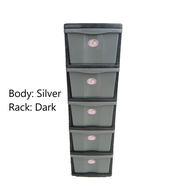 [TOP SALES] HEAVY-DUTY 5 TIER PLASTIC DRAWER / 130CM / BIG AND STRONG / LACI 5 TINGKAT