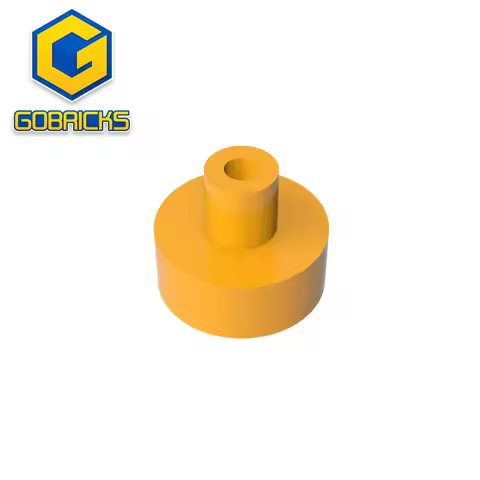 Gobricks Building Blocks GDS-1291 Tile, Round 1 x 1 with Bar and Pin Holder compatible with lego 204