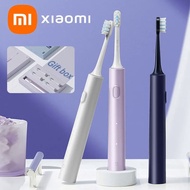 XIAOMI MIJIA Sonic แปรงสีฟันไฟฟ้า T302 Ultrasonic Vitor ฟัน Whitening Oral Hygiene Cleaner แปรง IPX8 Waterproof