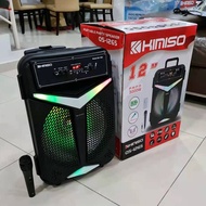 KIMISO QS-1265 TWS Wireless Bluetooth Portable Trolley Speaker / 12 inch / Super Bass / LED Light / 