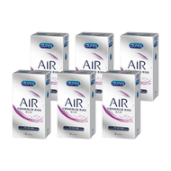 [Durex杜蕾斯] AIR輕薄幻隱潤滑裝衛生套 (8入/盒) - 多入組-6入組