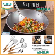 KAYU Auxue Frying Pan STAINLESS Steel Thick Wooden Handle AX-HLM-1/AX-HLM-2/AX-HLM-3/AX-HLM-4/AX-HLM-5